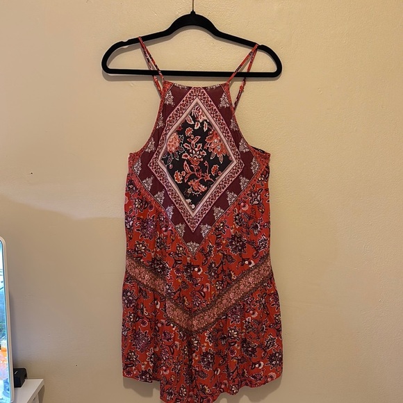 American Eagle Outfitters Red Floral Dress - Picture 1 of 1